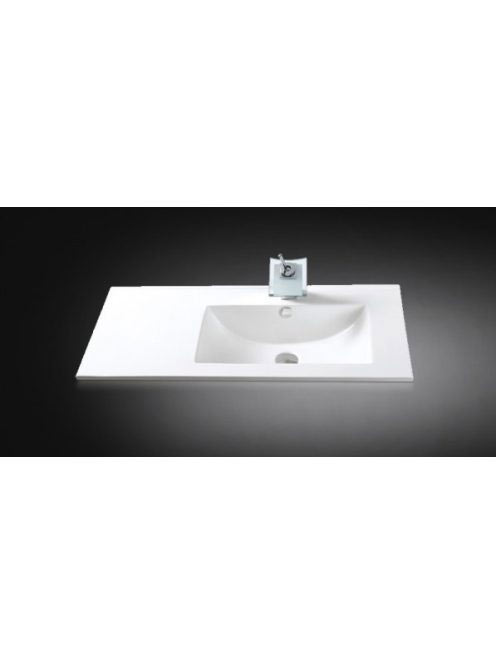 Arezzo design Texas 90x46 aszimmetrikus beépíthető mosdó, jobbos AR-090J