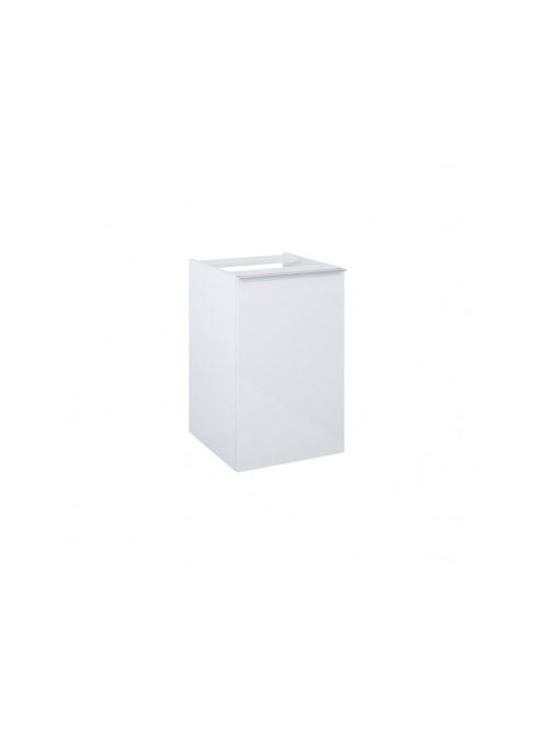 Arezzo design Monterey oldalszekrény szennyeskosárral 40 cm, magasfényű fehér AR-167309