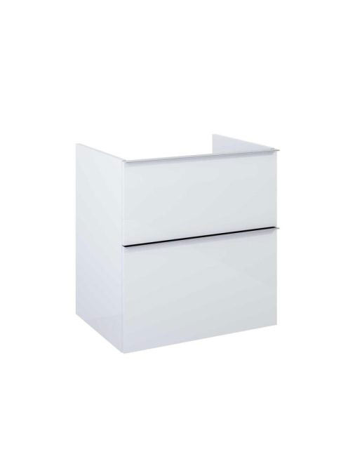 Arezzo design Monterey 60 alsószekrény szifonkivágás nélkül, 2 fiókkal, matt fehér AR-167602