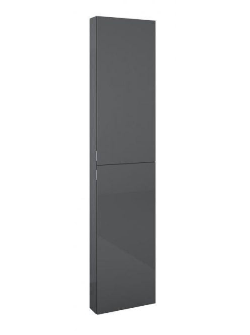 Arezzo design univerzális állószekrény 40x180 cm, magasfényű antracit AR-168327