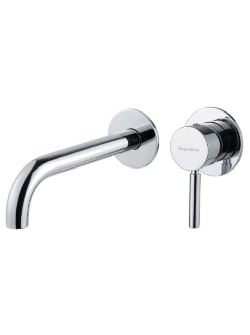 Bugnatese Kobuk falsík alatti 2-lyukas mosdócsaptelep 22 cm-es kifolyóval, click-clack leeresztővel, króm 2246SCCR