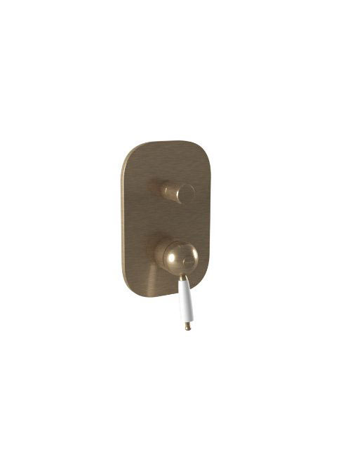 Bugnatese Oxford falsík alatti zuhanycsaptelep 2 fogyasztóhoz, bronz 6372BR