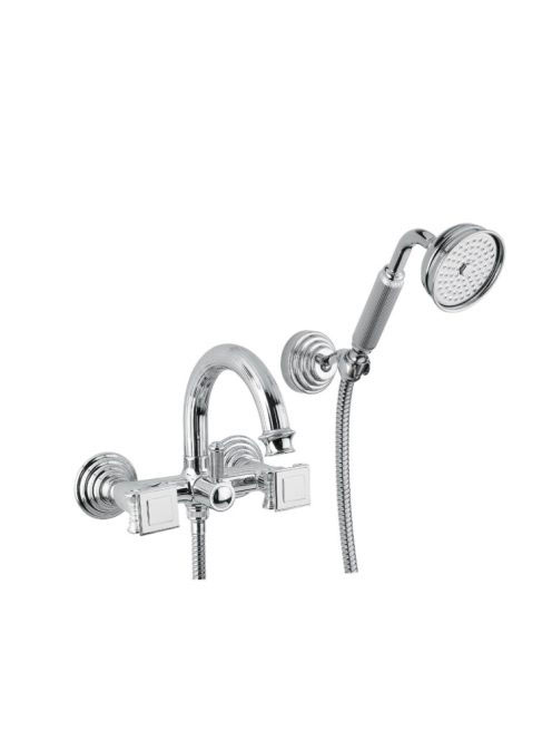 Bugnatese Olympia kádcsaptelep zuhanyszettel, bronz 8402BR