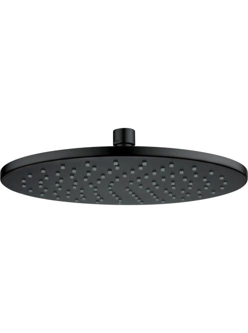Deante Cascada ívelt fejzuhany 25 cm, matt fekete NAC N91K