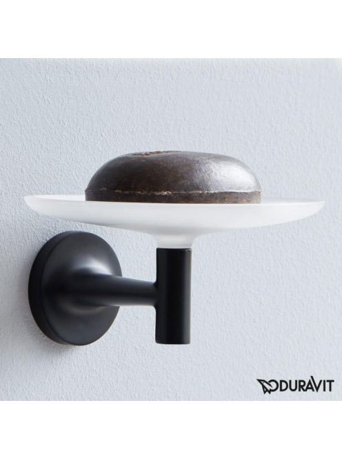 Duravit Starck T fali szappantartó, matt fekete 0099334600