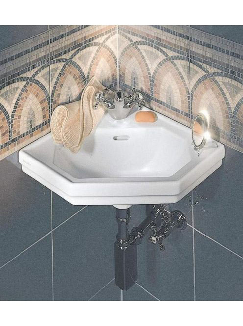 Duravit 1930 Series sarok kézmosó 42,5x42,5 cm, WonderGliss bevonattal 07934200001