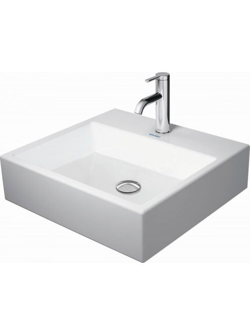 Duravit Vero Air Kerámia mosdó 50x47 cm WonderGliss bevonattal, túlfolyó nélkül, alpin fehér 23505000411