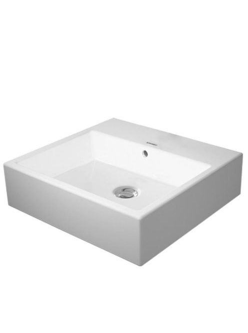 Duravit Vero Air Kerámia mosdó 50x47 cm WonderGliss bevonattal, csaplyuk nélkül, alpin fehér 23505000601