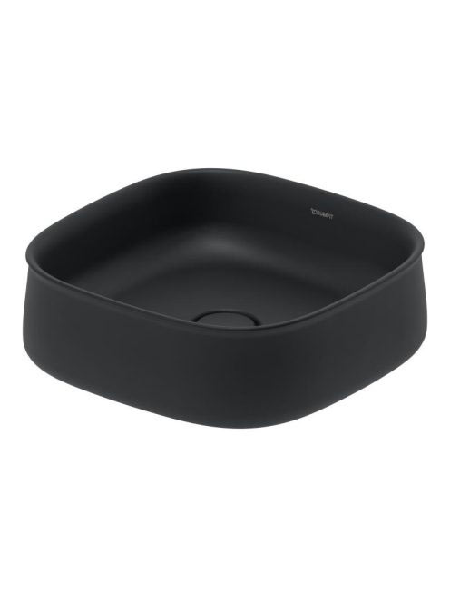 Duravit Zencha kerámia mosdótál 42x42 cm, WonderGliss bevonattal, matt antracit 23734213791