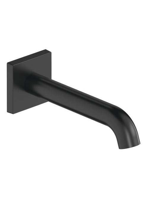 Duravit C.1 kádkifolyó 210 mm szögletes rozettával, matt fekete C15240009046