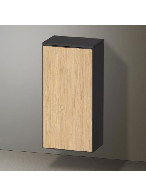 Duravit Zencha középmagas szekrény 81,9x40 cm, jobbos, natúr tölgy/matt grafit ZE1350R30800000