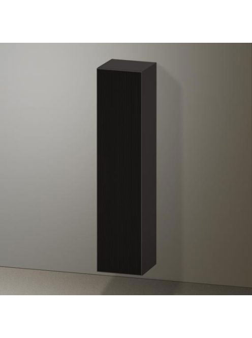 Duravit Zencha magas szekrény 176x40 cm, jobbos, struktúrált fekete/matt grafit ZE1352R63800000