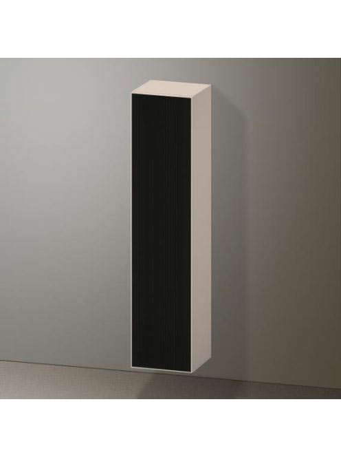 Duravit Zencha magas szekrény 176x40 cm, jobbos, struktúrált fekete/matt taupe ZE1352R63830000