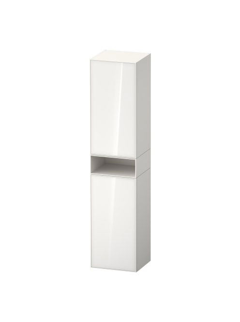 Duravit Zencha magas szekrény 176x40 cm, balos, fehér üveg/matt fehér ZE1353L64840000