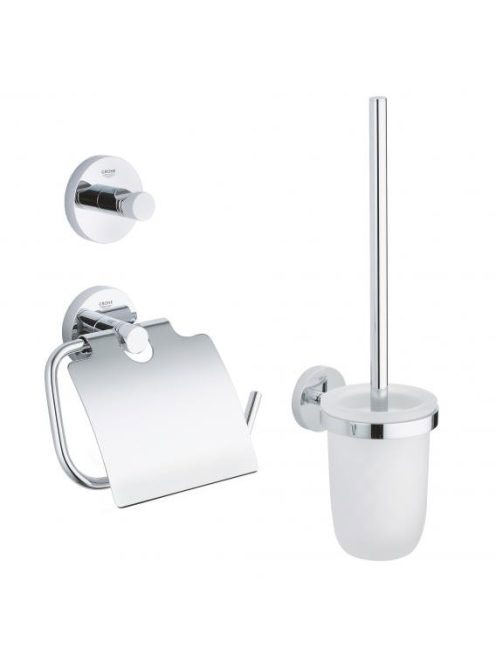 Grohe Essentials 3 az 1-ben fürdőszobai kiegészítő szett, kr