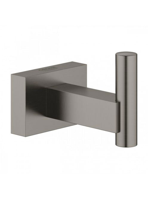 Grohe Essentials Cube fürdőköpeny akasztó, szálcsiszolt graf