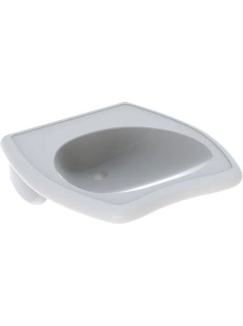 Geberit Vitalis akadálymentes mosdó 55x55 cm, csaplyuk és tú