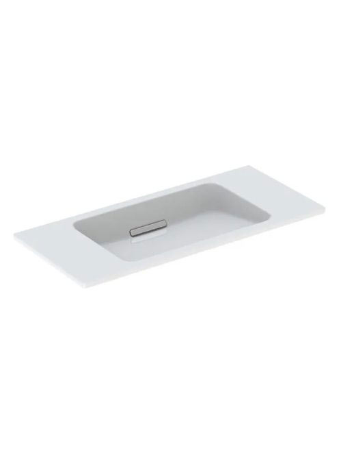 Geberit One rövidített kivitelű mosdó 90x40 cm csaplyuk és t