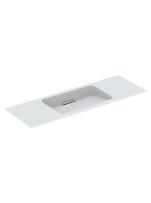 Geberit One rövidített kivitelű mosdó 120x40 cm csaplyuk és