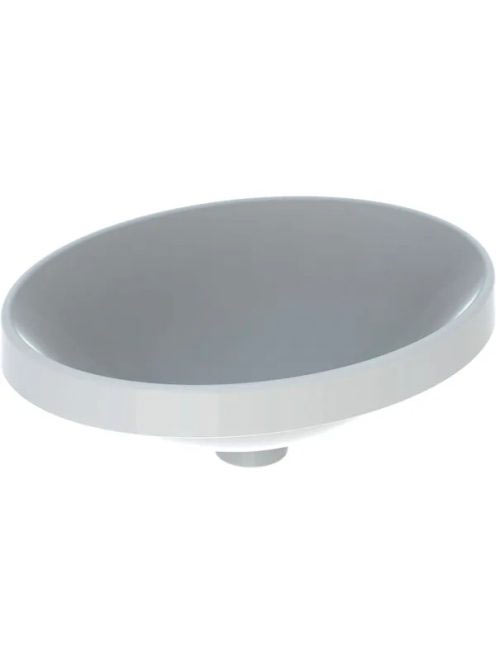 Geberit VariForm 50 cm beépíthető mosdó, ovális, túlfolyó né