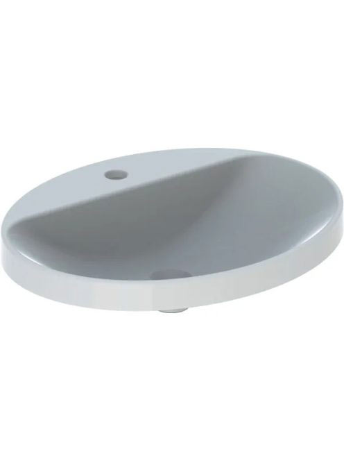 Geberit VariForm beépíthető mosdó 60 cm, ovális, csaplyuk-pe