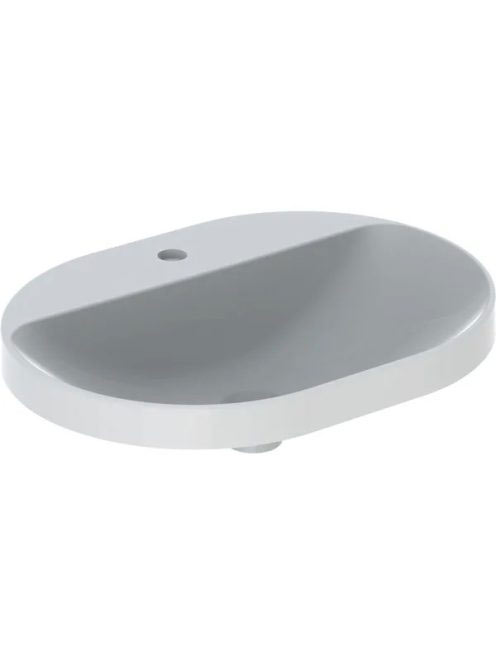 Geberit VariForm beépíthető mosdó 60 cm, ellipszis alakú, cs