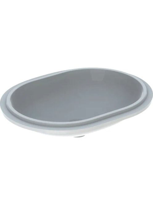 Geberit VariForm alulról beépíthető elliptikus mosdó 61 cm,