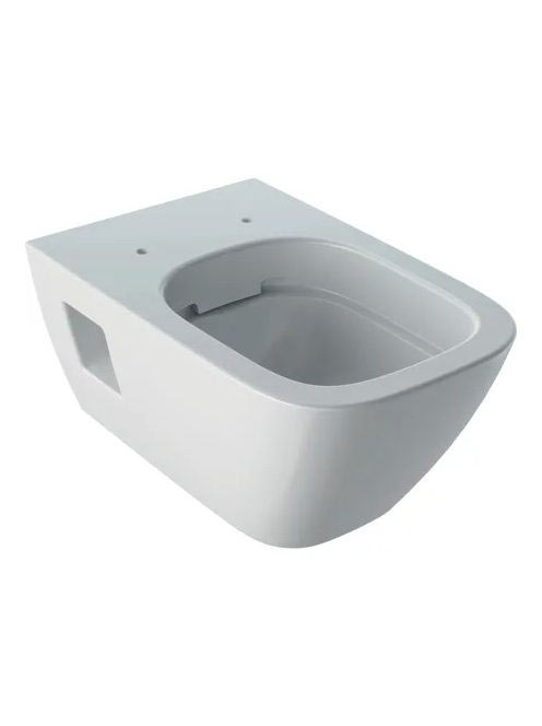 Geberit Selnova Square fali WC, mélyöblítésű, részben zárt f