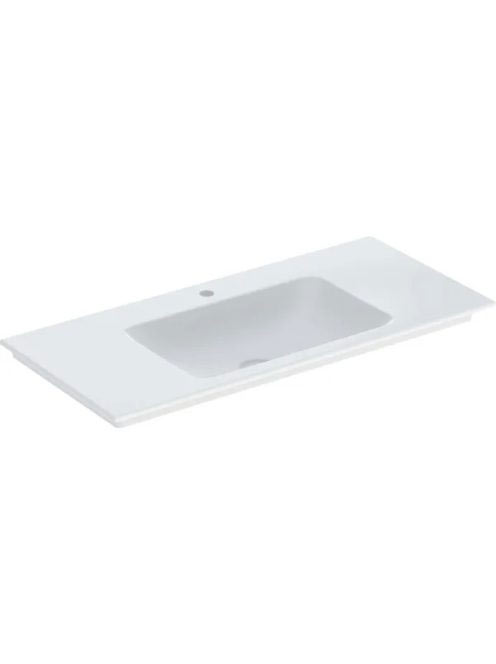 Geberit One beépíthető mosdó 105x48 cm csaplyukkal, túlfolyó