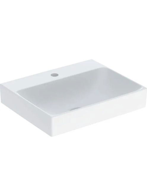Geberit One pultra ültethető mosdó 50x40 cm csaplyukkal, túl