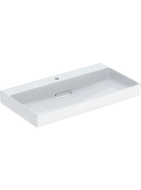 Geberit One mosdó hátsó lefolyóval 90x48 cm csaplyukkal és t