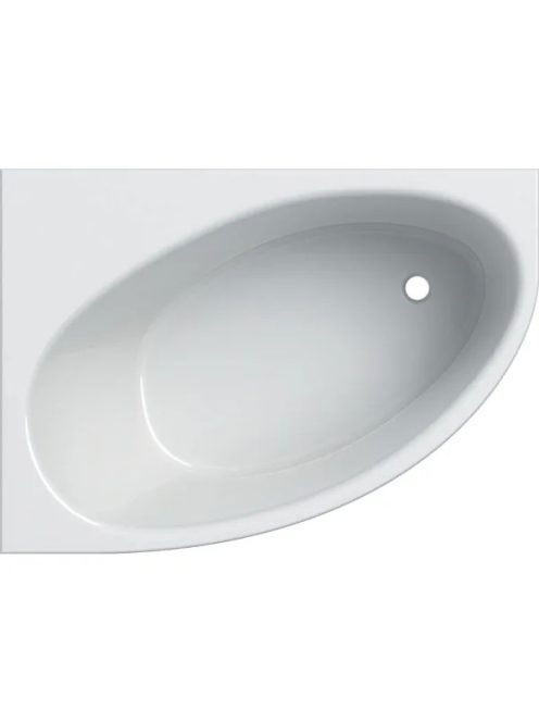 Geberit Selnova 140x100 cm aszimmetrikus fürdőkád lábakkal,