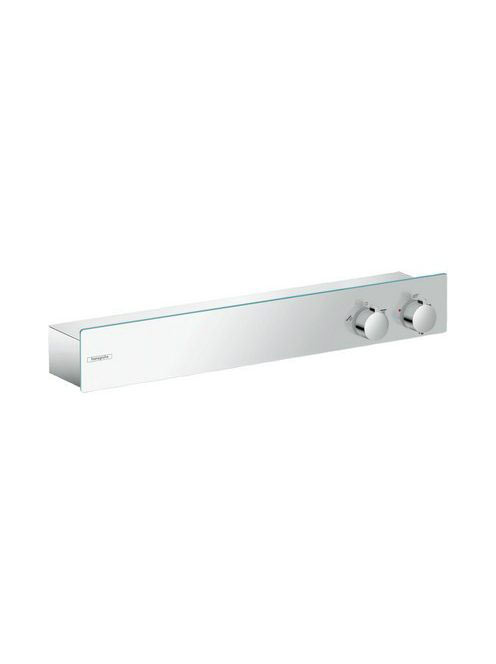 Hansgrohe ShowerTablet zuhanytermosztát 600 falsíkon kívüli szereléshez, 2 fogyasztóhoz, króm 13108000