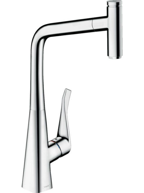 Hansgrohe Metris Select konyhai csaptelep kihúzható zuhanyfejjel ECO 14786000