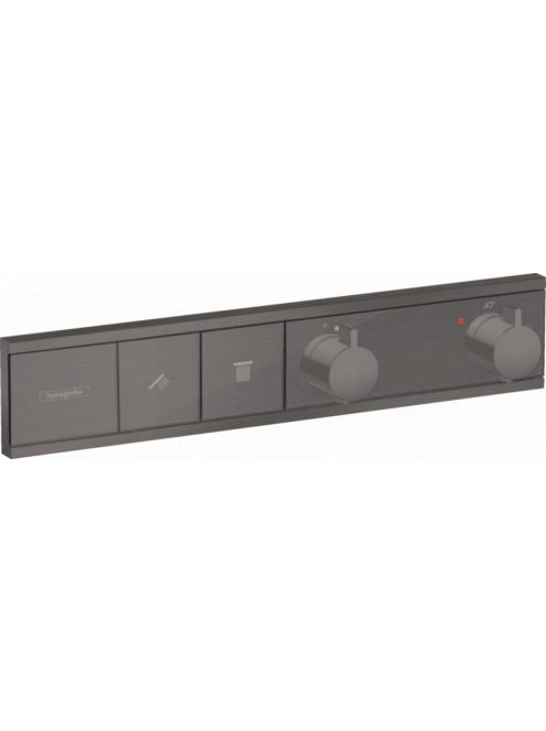 Hansgrohe RainSelect szálcsiszolt fekete/króm falsík alatti termosztátos csaptelep 15380340