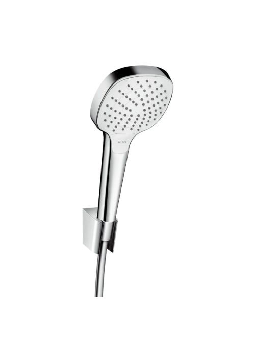 Hansgrohe Croma Select E zuhanytartó szett Vario 160 cm-es zuhanytömlővel króm/fehér 26413400
