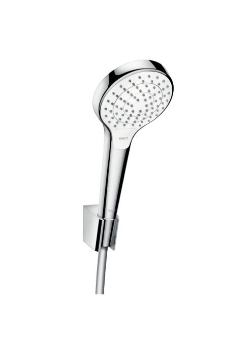 Hansgrohe Croma Select S zuhanytartó szett Vario 125 cm-es zuhanytömlővel, króm/fehér 26421400