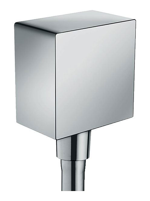 Hansgrohe Fixfit csőcsatlakozás króm Square visszafolyásgátlóval 26455000