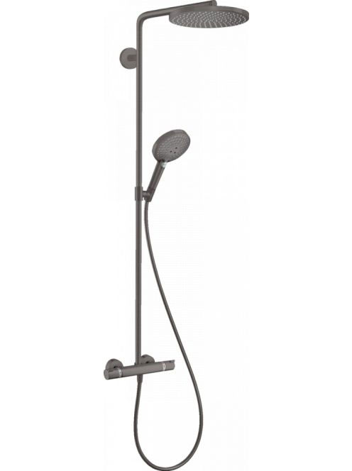 Hansgrohe Raindance Select S 240 1jet szálcsiszolt fekete/króm zuhanyrendszer 27633340