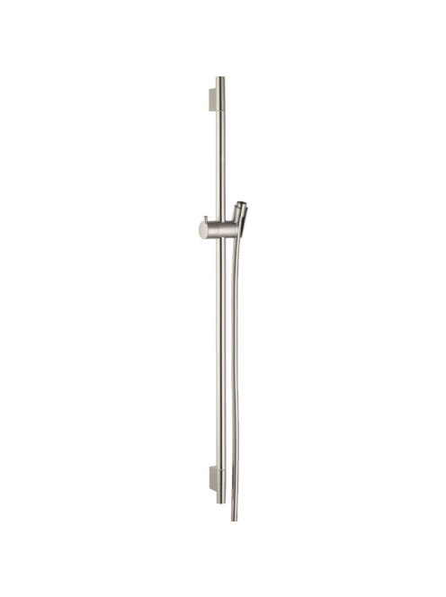 Hansgrohe Unica szálcsiszolt nikkel zuhanyrúd S Puro 90cm-es zuhanycsővel 28631820