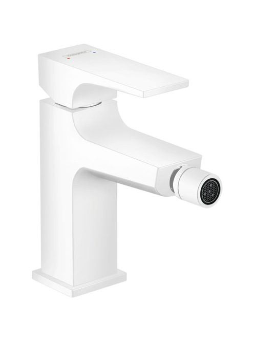 Hansgrohe Metropol bidécsaptelep push-open lefolyóval matt fehér 32520700