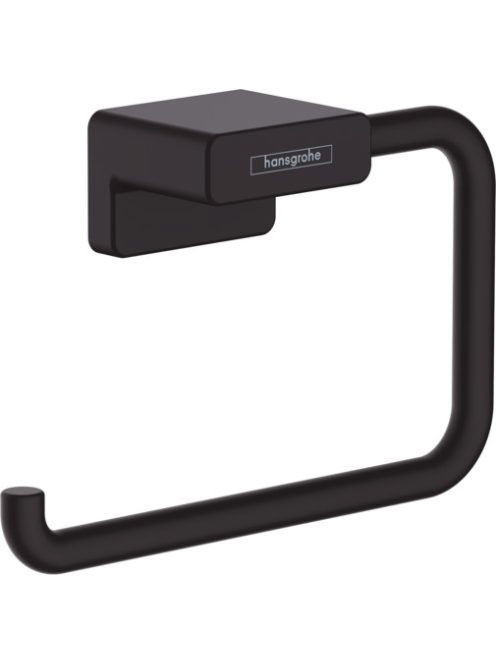 Hansgrohe AddStoris WC papír tartó fedlap nélkül matt fekete 41771670