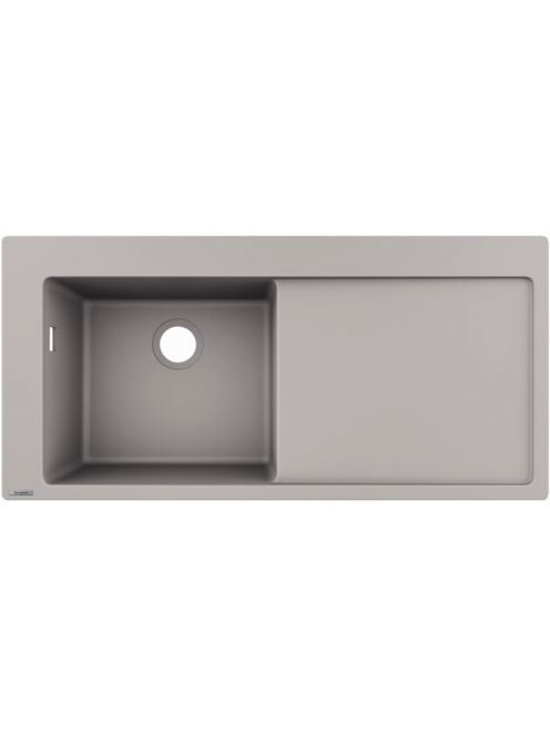 Hansgrohe S51 S5110-F450 Beépített mosogató jobb oldali csepegtetővel betonszürke 43330380