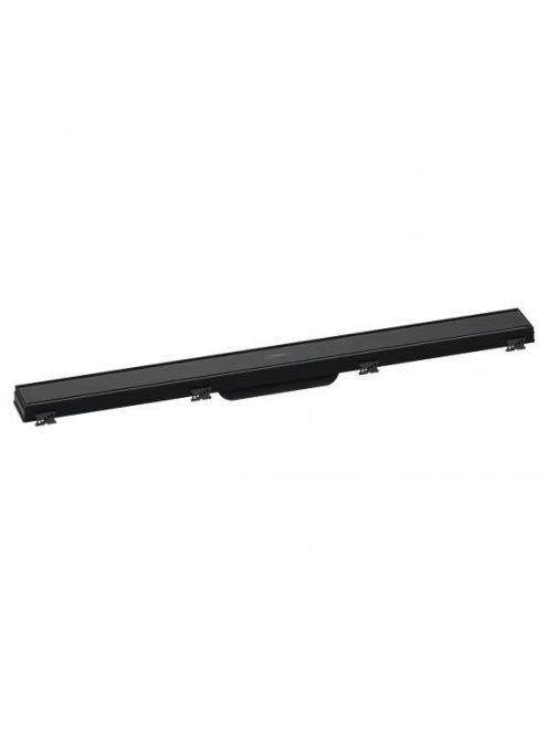Hansgrohe RainDrain Match Zuhanylefolyó 80 cm, állítható magasságú kerettel, fekete 56038610