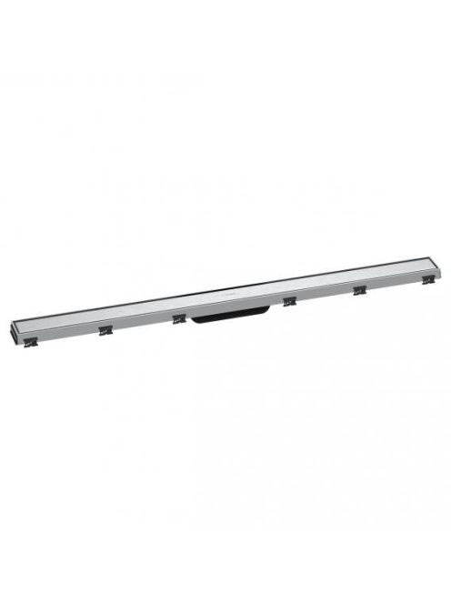 Hansgrohe RainDrain Match Zuhanylefolyó 100 cm, állítható magasságú kerettel, rozsdamentes acél 56041800