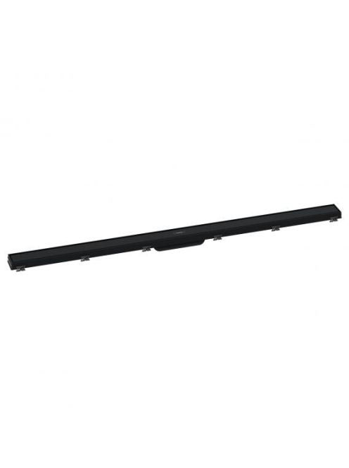 Hansgrohe RainDrain Match Zuhanylefolyó 120 cm, állítható magasságú kerettel, matt fekete 56042670
