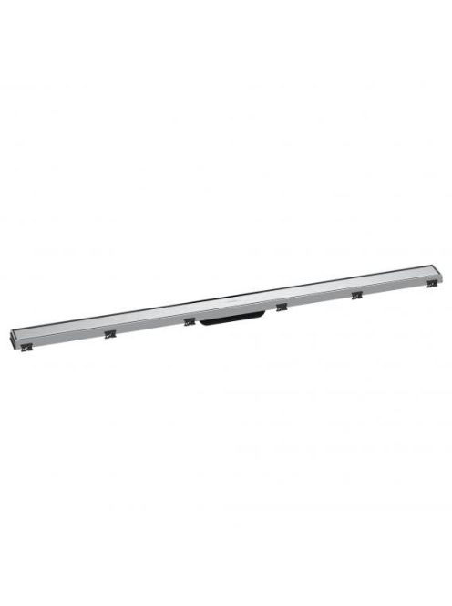 Hansgrohe RainDrain Match Zuhanylefolyó 120 cm, állítható magasságú kerettel, rozsdamentes acél 56042800