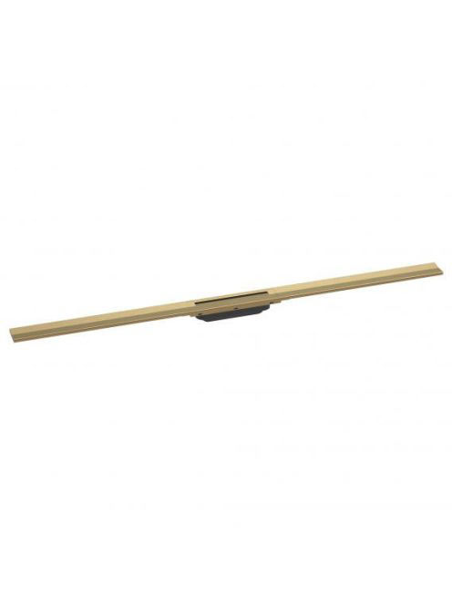 Hansgrohe RainDrain Flex vágható zuhanylefolyó 120 cm, szálcsiszolt bronz 56047140