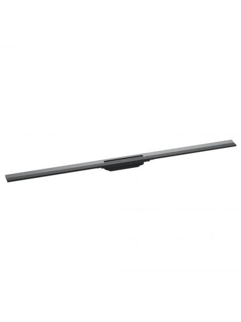 Hansgrohe RainDrain Flex vágható zuhanylefolyó 120 cm, szálcsiszolt fekete króm 56047340
