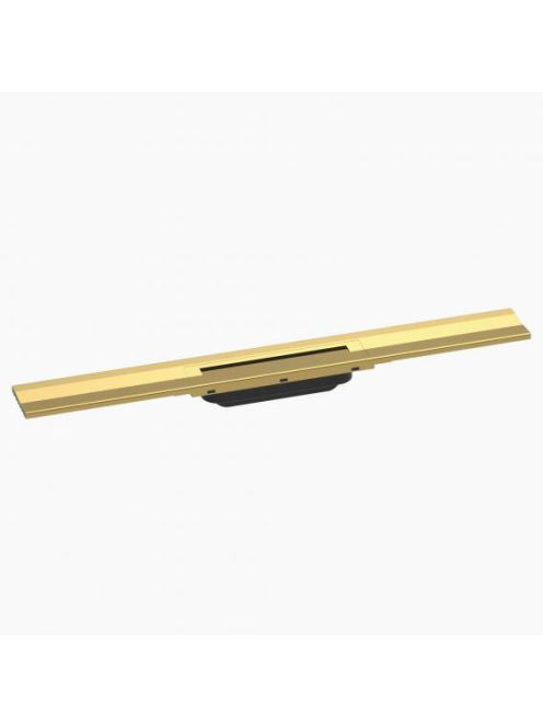 Hansgrohe RainDrain Flex oldalfal mellé zuhanylefolyó 70 cm, vágható, polírozott arany hatású 56050990